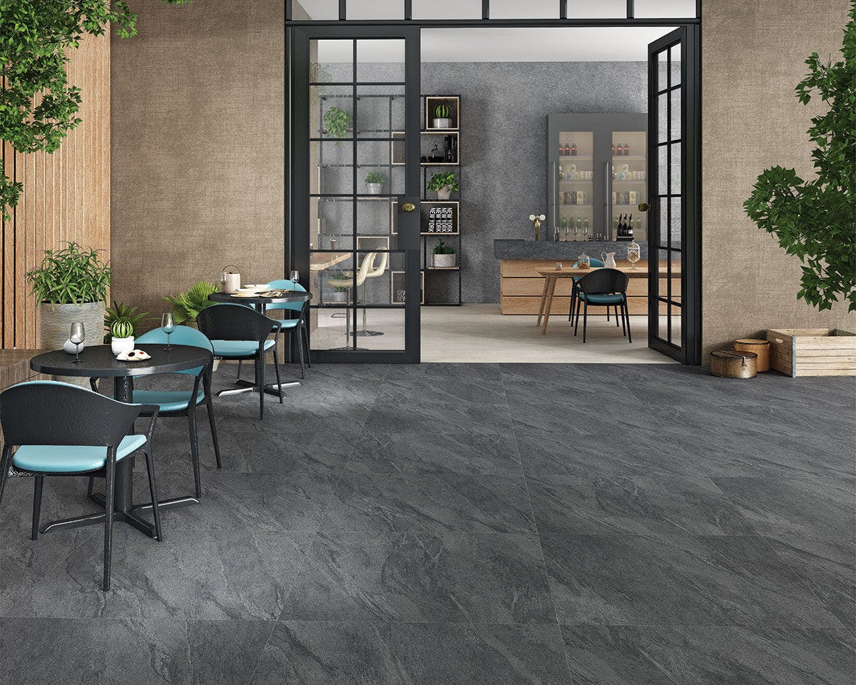 County Anthracite 60x60 Outdoor